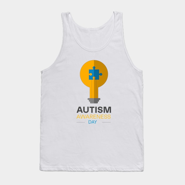 World autism - Awareness day - Puzzle Tank Top by Meow Meow Cat